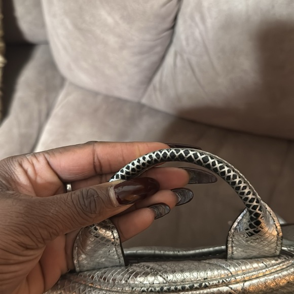 Silver Michael Kors leather backpack - Picture 11 of 13